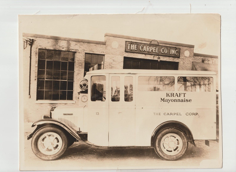 Antique Photo Carpel Corp York Hoover Body International Truck Kraft mayonnaise