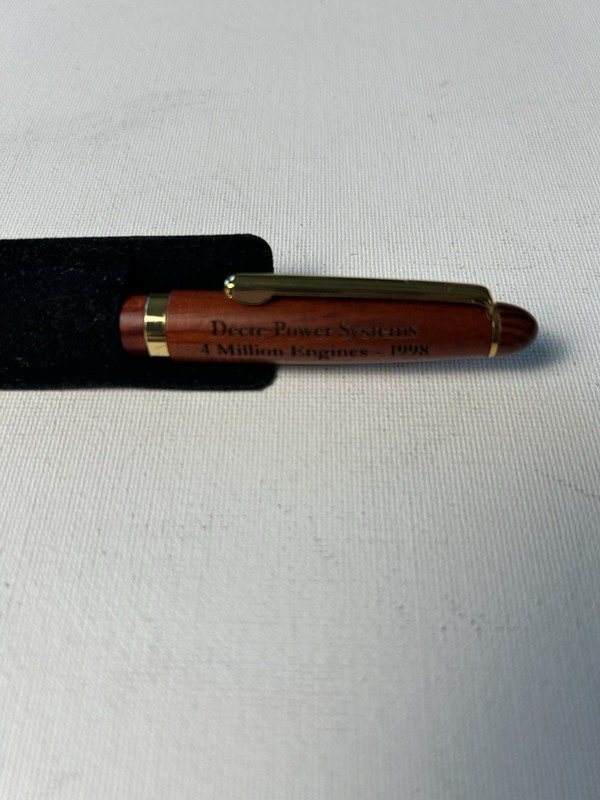 VTG John Deere Power Systems 4 Million Engines 1998 Rosewood Ballpoint Pen LS gallery