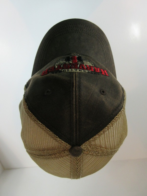 Brown International Harvester Rustic Look Emblem Hat With Tan Mesh Back gallery