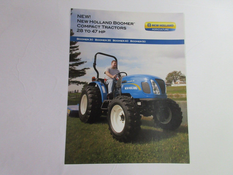 New Holland Boomer 30, 35, 40, 50 Tractors Brochure 4 Page 28 to 47 HP