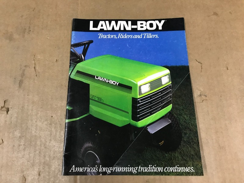 Vintage 1988 Lawn-Boy Tractors, Riders & Tillers Catalog/Brochure