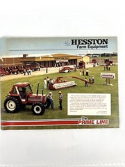 VINTAGE 1981 HESSTON TRACTOR & EQUIPMENT BROCHURE BUYERS GUIDE FARM CATALOG