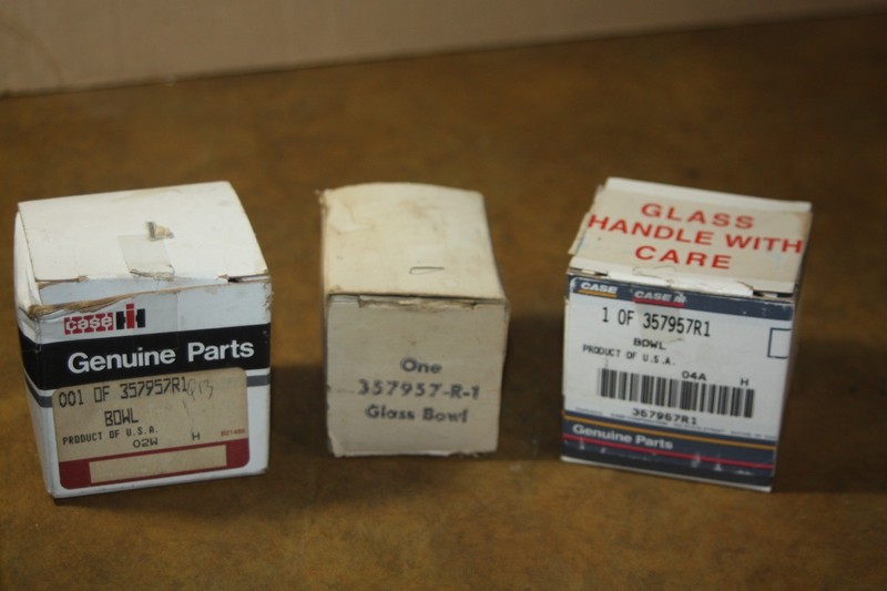 1 -NOS Genuine IH Replacement Parts 357957-R1 Heat Resistant Fuel Sediment Bowl gallery