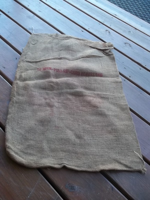 Vintage Red Rose Brand Pototoes Agri-Empire California burlap sack gallery