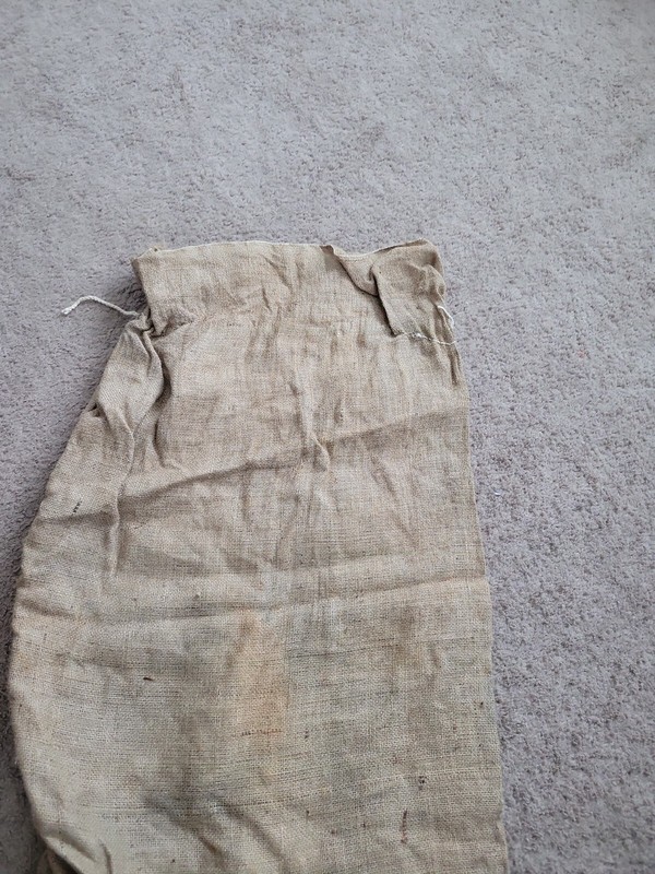 Used Yellow Mustard Product of Canada burlap empty sack gallery