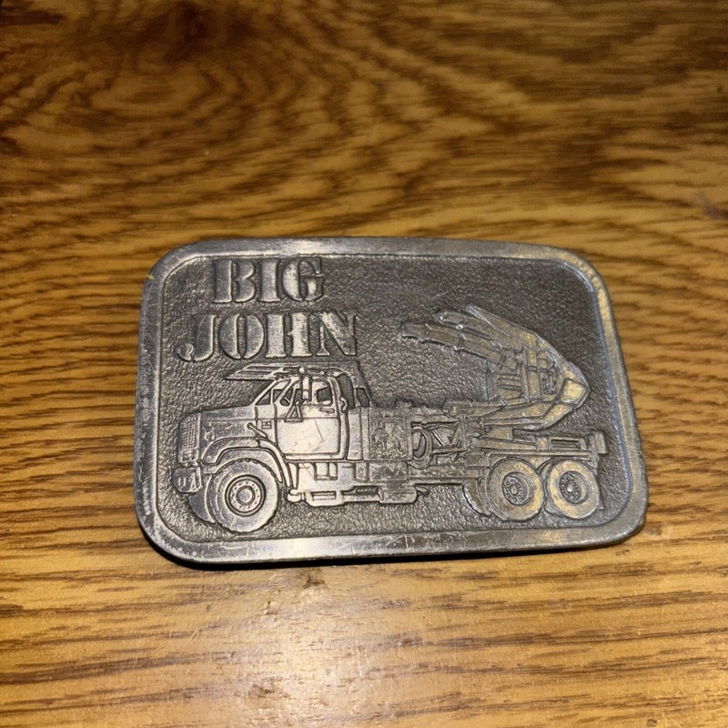 Big John Belt Buckle C+D Hit 2-1/8″ x 3-1/8″ Construction truck
