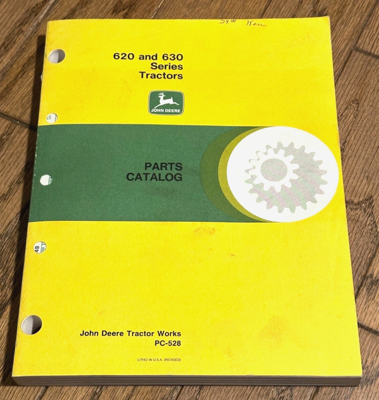 OEM John Deere 620 630 Series Tractor Parts Catalog Diagram Manual Dealer Book