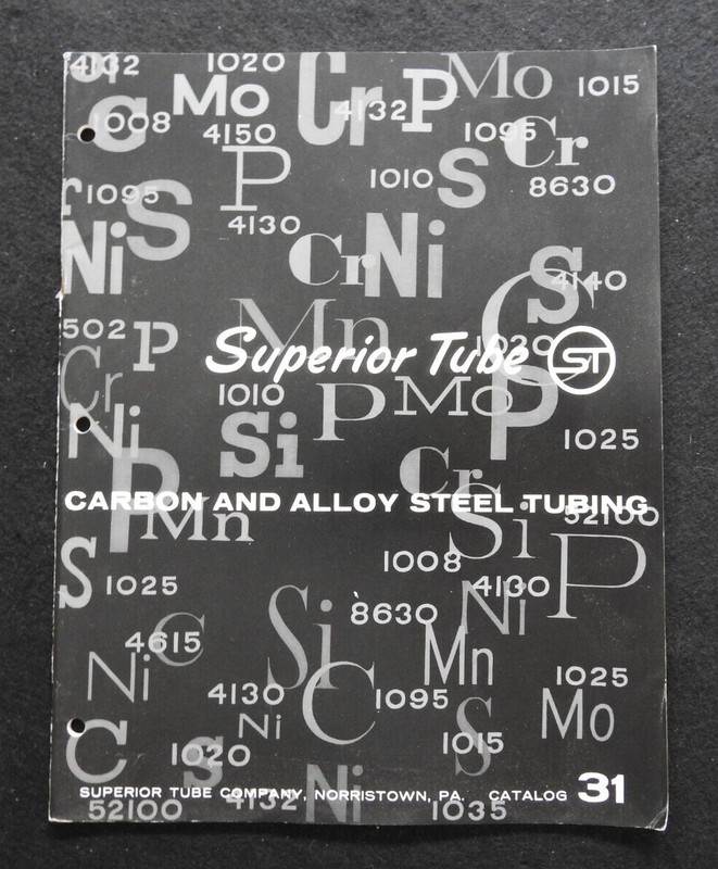 1966 Superior Tube Co. Stainless Steel Tubing Engineering Catalog Norristown PA gallery
