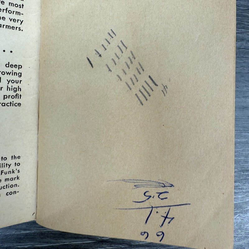 Vtg Funk's Corn Data Note Book Mini Pocket Info Corn Planters 1964 - 1966 gallery