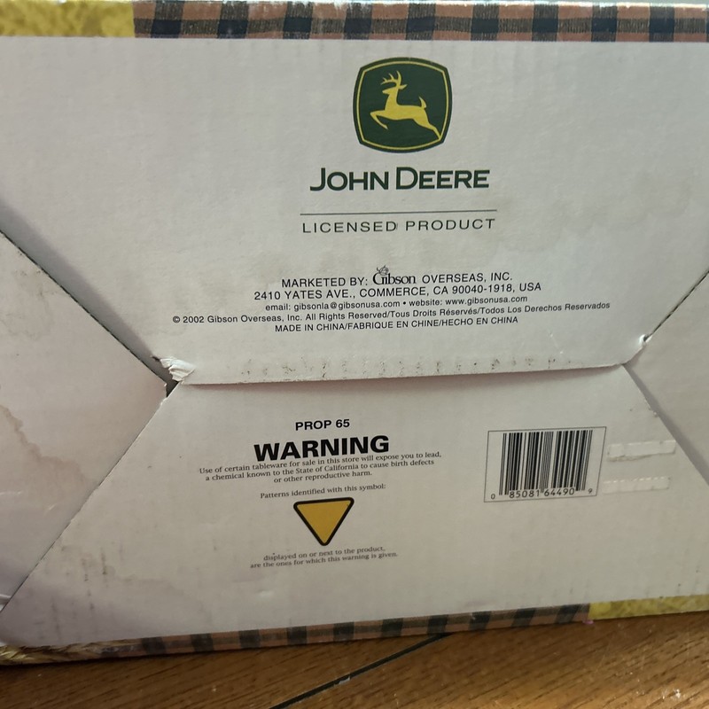 John Deere Summer’s Harvest Cookie Jar Tractor- Gibson Overseas 2002 gallery