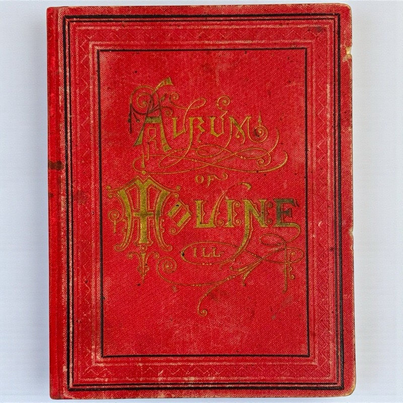 Antique 1891 John Deere Plow Works Photo Album Moline IL Tractor Farm Implement gallery