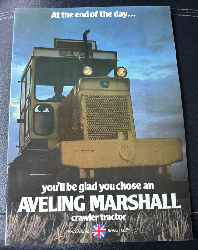 Aveling Marshall Crawler Tractor Brochure FCCA25