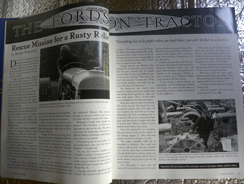 ANTIQUE POWER Magazine May June 2006 1956 IHC 300 U Tractor gallery