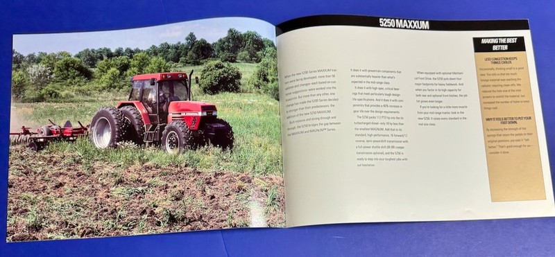 Case International 1992 Maxxum Tractors Brochure 20 Pages gallery