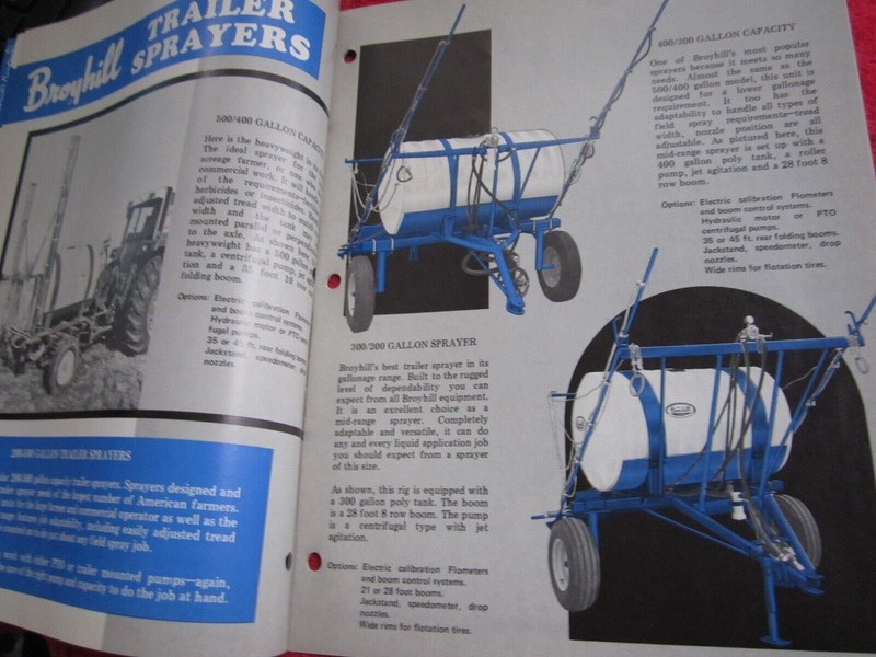 1977 BROYHILL SPRAYING & LIQUID APPLICATION EQUIPMENT 24 PAGE BROCHURE gallery