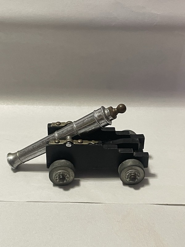 Vintage Cast Iron Die Cast Toy Cannon Made In Italy #1 gallery