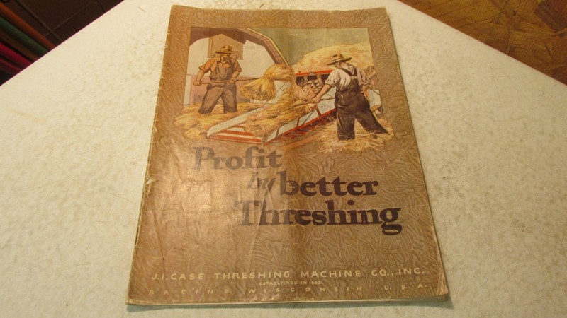 Old Case Profit by better Threshing Booklet