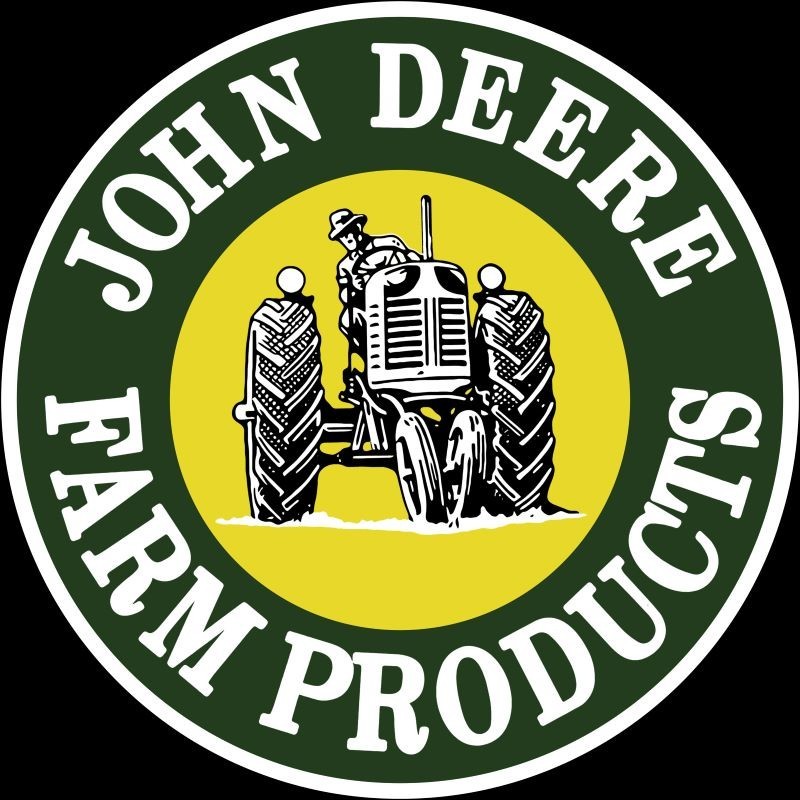 John Deere Farm Products NEW Metal Sign: 12″ Round Made in USA