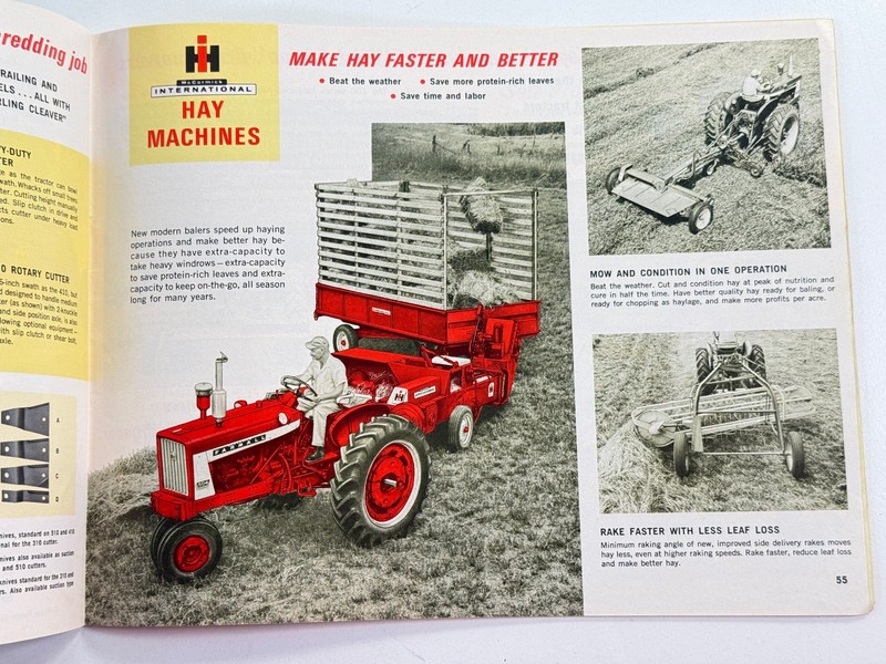 1964 International Harvester Farmall Tractor Equipment Advertising Catalog gallery