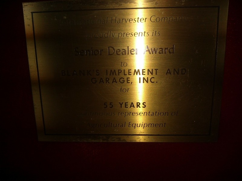 Vintage IH International Harvester 55 Years Of Service Senior Dealer Award gallery