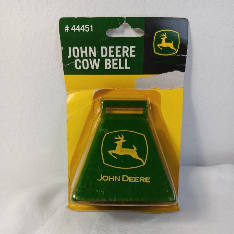 Vintage John Deere Green Cow Bell #44451 New In Package gallery