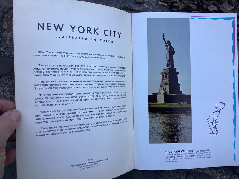 Vintage Original 1964 Nesters New York City Worlds Fair Tour Book gallery