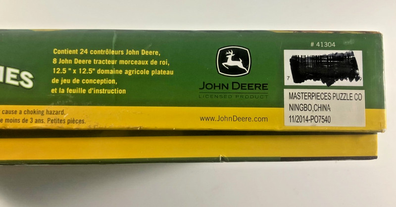 John Deere 2013 Checkers Board Game Masterpieces Puzzle Co 41304 Complete VG HTF gallery