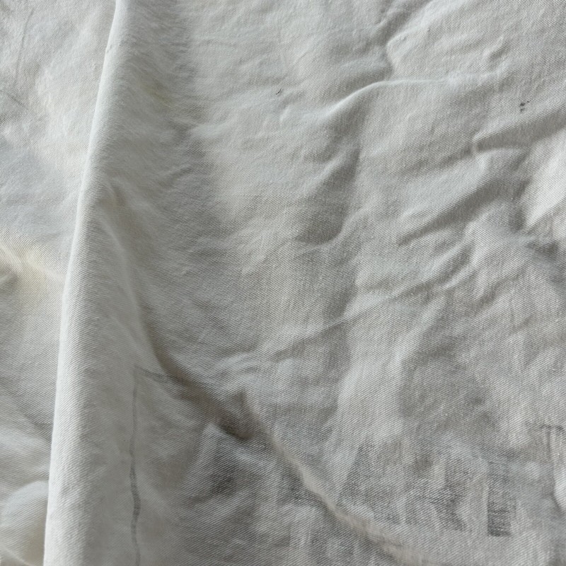 Iowa Seed Sack Vintage Blanket White gallery