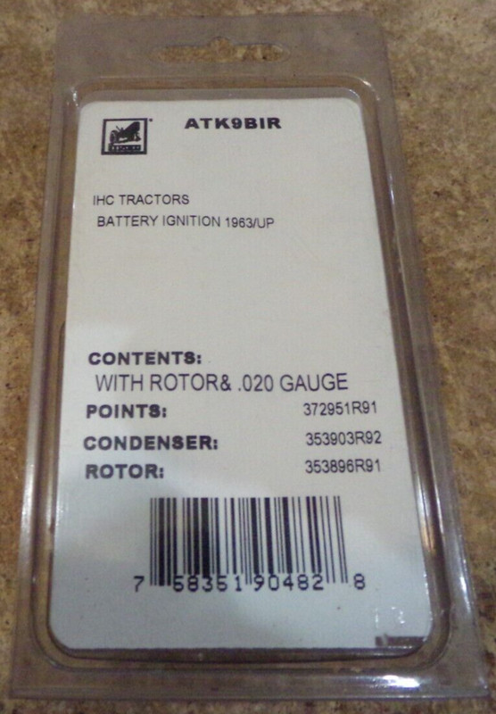 tisco #ATK9BIR ignition parts no condenser for international tractors new gallery