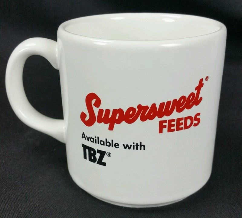 RARE NOS Supersweet Feeds Pacesetter Beef Formula Coffee mug cup Oxford Brazil gallery