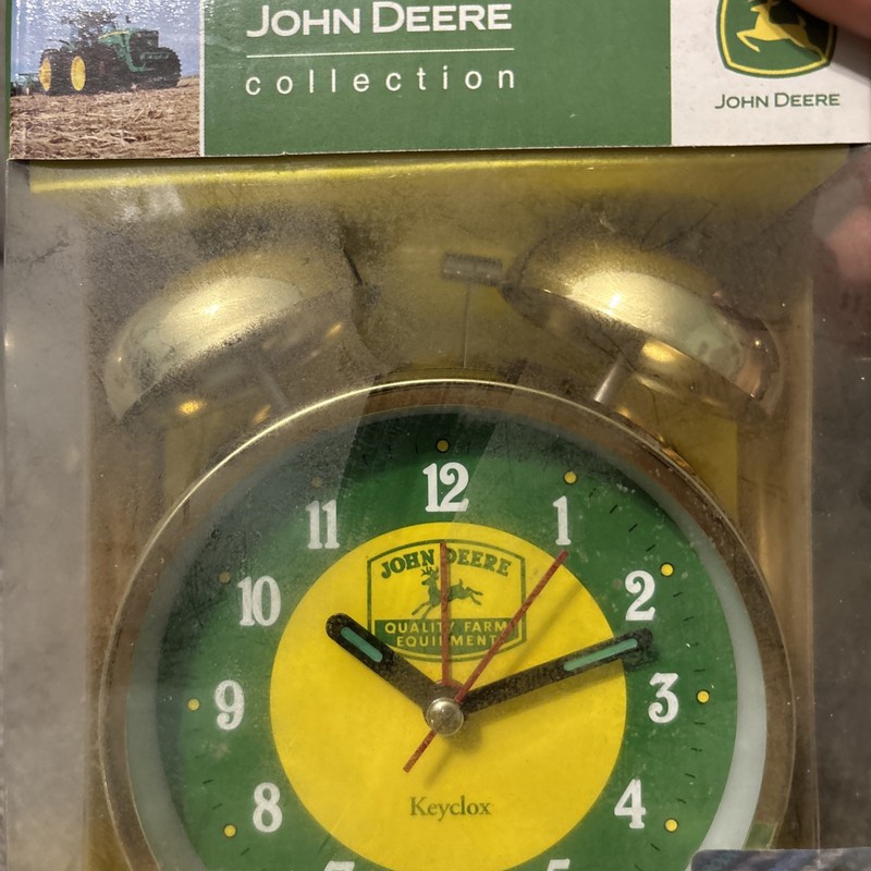 Key John Deere Gold/Green Quality Farm Equipment Twin Bell Alarm Clock gallery