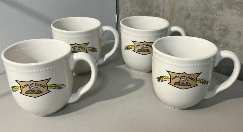 Set Of 4 Gibson Designs John Deere Timeless Mug 9979844
