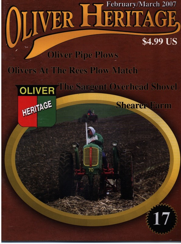 Sargent Overhead Shovel, Oliver Pipe-Plows, Oliver OL-175 & OL-200 Payloaders