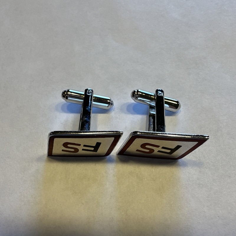 FS system brand cuff links silver color gallery