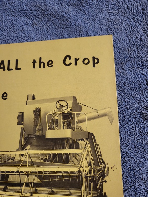 JE LOVE Vintage 1969 Brochure Flexible Floating Cutter Bar Harvesting Equipment gallery