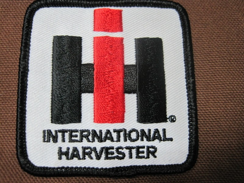 FARM TRACTOR PATCH INTERNATIONAL HARVESTER IH IRON or SEW ON SMALL 2.5 x 2.5 in.
