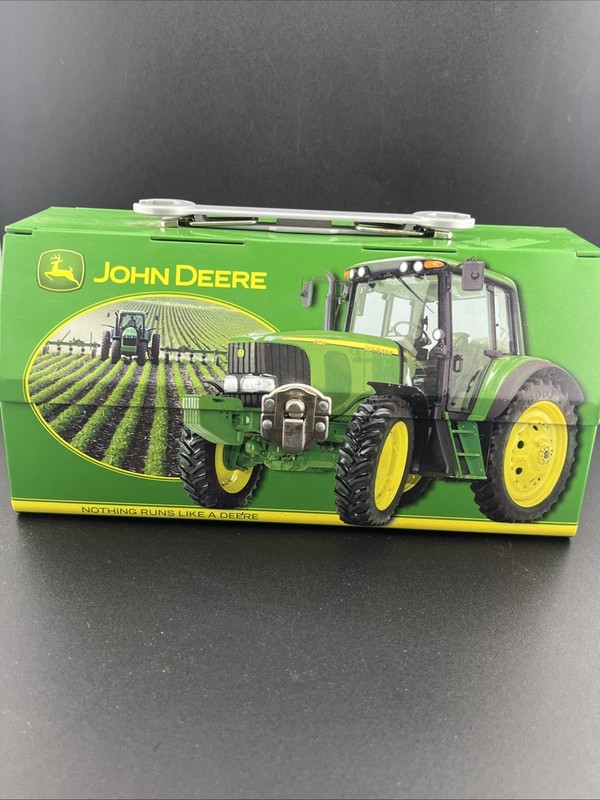 John Deere Official Licensed Tin Tool Box With Handle Agricultural Farming Merch gallery
