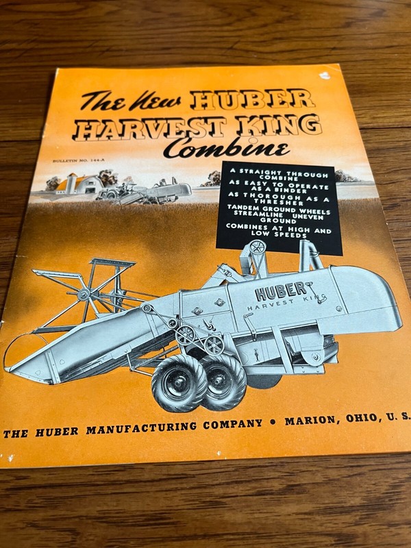 Huber Harvest King Combine Brochure AMIL21 ver2