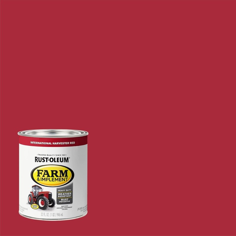 International Harvester Red Paint Quart Pack of 2 Heavy Duty Ultra Durable 80... gallery
