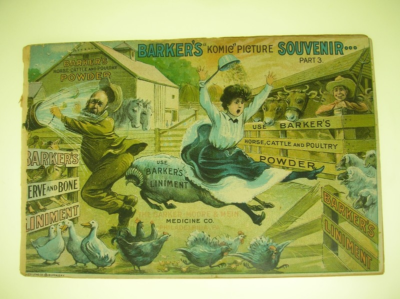 C. 1900 BARKER'S KOMIC PICTURE SOUVENIR PART 1,2,3 AND 4 - BLACK AMERICAN - B/O gallery