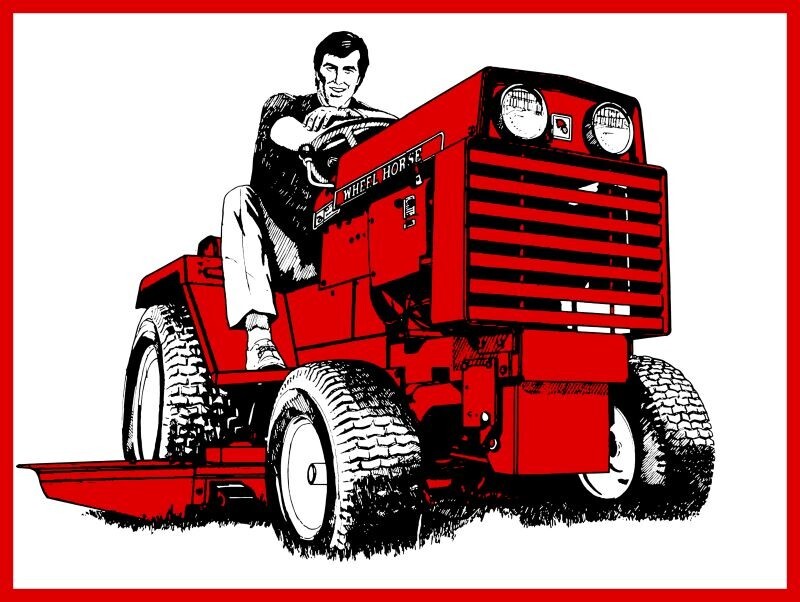 Wheel Horse Tractors New Sign: 18×24″ USA STEEL XL Size