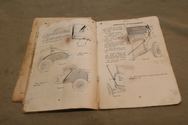 Vintage Antique John Deere Operators Manual Advertising Model "HH" Spreader gallery
