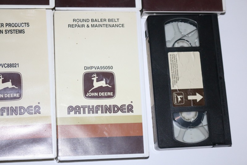 25 vintage John Deere tractor related PATHFINDER vhs cassette tapes w/ 13 sealed gallery