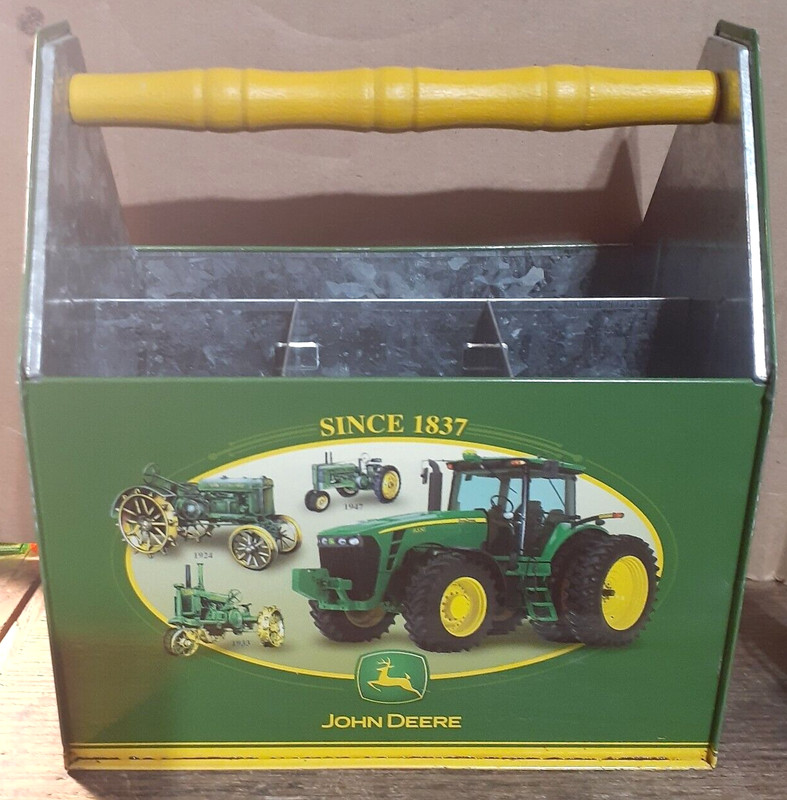 The Tin Box Company John Deere Since 1837 Tin Organizer