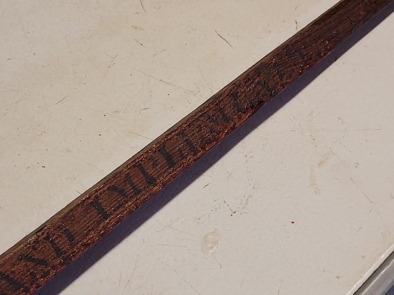 Vintage IHC Farm Implements Advertising Walking Stick Oswego NY. IHC