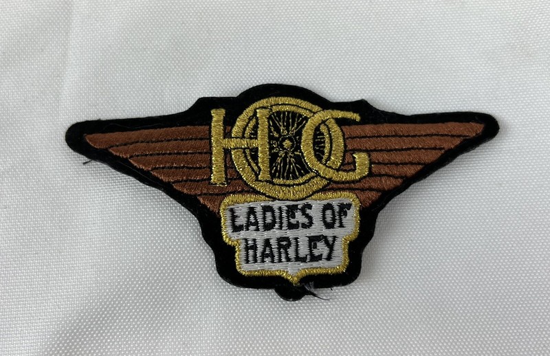 Vintage Ladies of Harley HOG Embroidered Sew on Patch