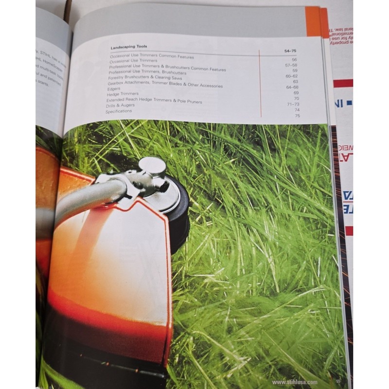 Vintage 2005 STIHL Power Tools & Accessories Catalog Chainsaws Trimmers Specs gallery