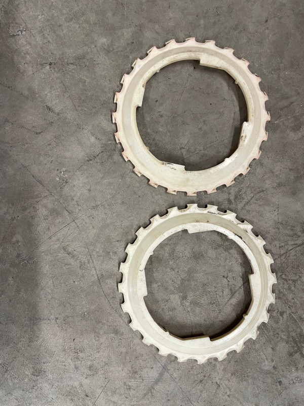 2 JD John Deere B6-24 Seed Corn Planter Plates