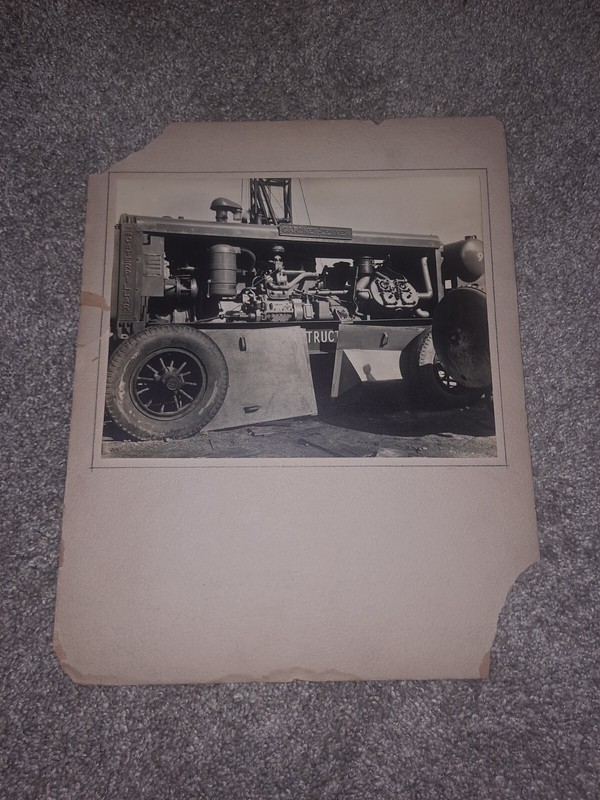 Caterpillar Gardner Denver Machinery Generator picture 1940s Vintage Ray Vogue