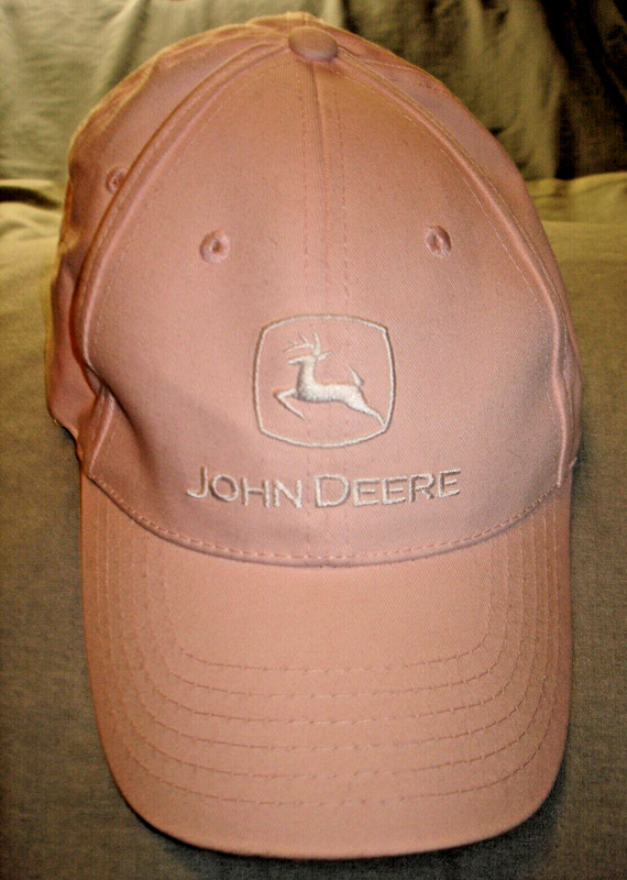 John Deere Women’s Pink Adjustable Hat Authentic K-Products Brand Headwear